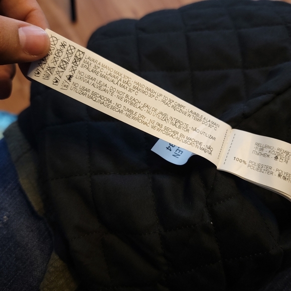 ZARA Asymmetrical Mixed Media Moto Jacket Sz S - Picture 4 of 10